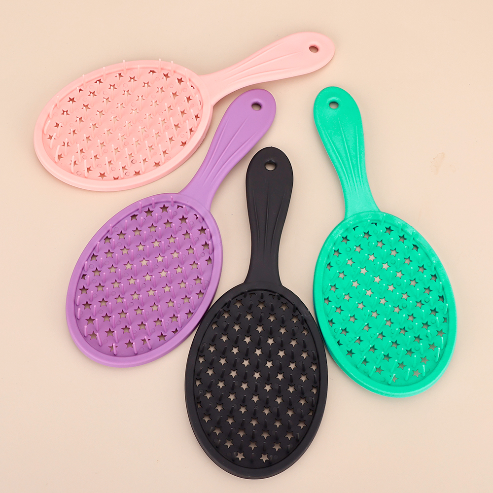 Flexible Bristles for Wet or Dry Hair